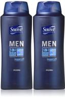 🧴 suave professionals men's 2-in-1 ocean charge shampoo and conditioner, 28 oz (pack of 2) logo