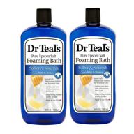 🛀 dr. teal's foaming milk bath with milk and honey - luxurious 34 fluid ounce, pack of 2 logo