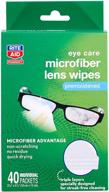 rite aid eye care microfiber lens wipes - 40 count: premium cleaning cloth for spotless glasses logo