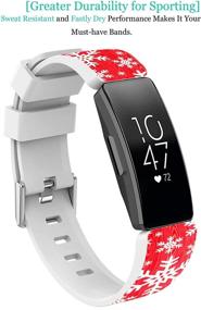 img 1 attached to Inspire Bands Christmas Silicone Compatible
