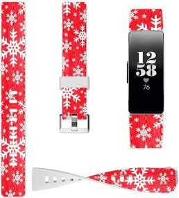 img 4 attached to Inspire Bands Christmas Silicone Compatible