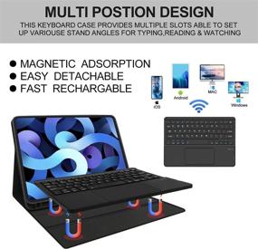 img 1 attached to Keyboard Generation Detachable Bluetooth Compatible Tablet Accessories