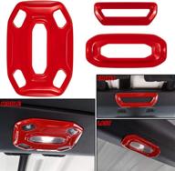 bonbo car front middle rear reading light panel cover trim interior accessories for 2018 logo