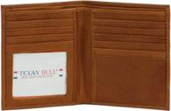 🐂 stylish texan bull leather wallets: must-have hipster men's accessories logo