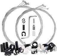 🚴 osgow 8pcs bike brake cable shift cable kit: premium mountain road bicycle cables with 41pcs accessories logo