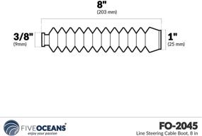 img 1 attached to Seadog 8-Inch Steering Cable Boot
