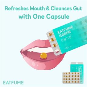 img 3 attached to 🌿 EATFUME Breath Freshener: Vegetable Capsules for Mouth and Gut – Individual Pack, Stay Fresh with Fruity Peppermint, Rosemary, Lemon Oils (4 Flavors, 0.6oz) (Mint)