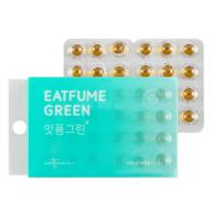 🌿 eatfume breath freshener: vegetable capsules for mouth and gut – individual pack, stay fresh with fruity peppermint, rosemary, lemon oils (4 flavors, 0.6oz) (mint) logo
