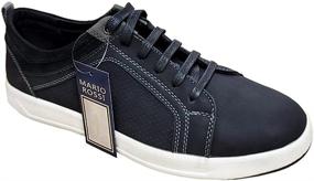 img 4 attached to Mario Rossi Classic Sneakers Numeric_8_Point_5 Men's Shoes