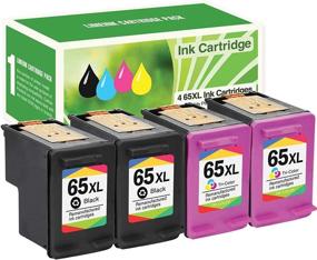 img 4 attached to 🖨️ Limeink 4 Remanufactured Ink Cartridges for HP DeskJet & Envy Printers – 65XL High Yield Combo Pack