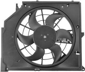 img 3 attached to 🔥 TOPAZ 17117561757 E46 Radiator Cooling Fan Assembly: BMW 3 Series 323i 325i 325xi 328i 330i 99-05 Replacement