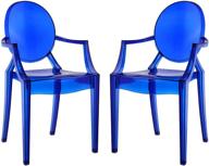 modway casper modern acrylic armchairs logo
