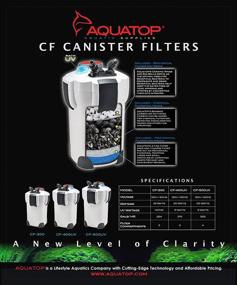 img 1 attached to 🐠 Aquatop CF Series Canister Filter - Enhanced with UV for 370 and 525 GPH