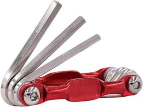 img 1 attached to 🔧 Red AW Fitness T4 Steel 7-in-1 Bicycle Multi-Tool for Maintenance and Repair