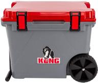 usa-made kong coolers 50 quart cruiser cooler with wheels - durable roto molded refrigeration solution logo