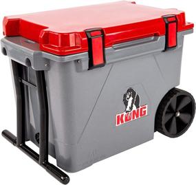 img 1 attached to USA-Made KONG Coolers 50 Quart Cruiser Cooler with Wheels - Durable ROTO Molded Refrigeration Solution