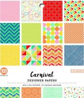 🎨 colorbok carnival designer paper pad: captivating 6"x6" patterns for creative projects logo