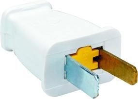 img 2 attached to 💡 Legrand-Pass & Seymour SA540WCC10 Residential Polarized Plug Straight Blade 15-Amp 125-volt Two Pole Two Wire, White - Reliable and Secure Electrical Connection for Home Use