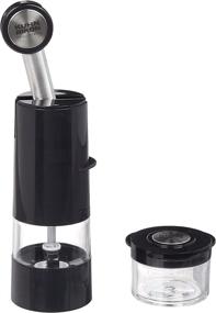 img 4 attached to 🖤 Black Kuhn Rikon Essential Adjustable Ratchet Grinder: 8 x 2.5 inches, Ceramic Mechanism for Salt, Pepper, and Spices