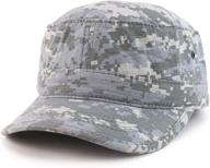 stay ahead of the fashion curve with trendy apparel shop's oversize xxl flat top style army cap logo