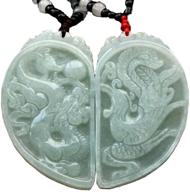 💎 girls' jewelry: handcrafted jadeite phoenix pendant necklace with natural charm logo