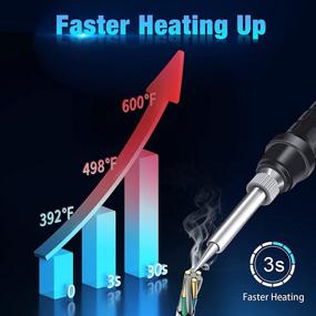 img 1 attached to 🔥 Soldering Station with Adjustable Temperature Range from 392℉ to 896℉