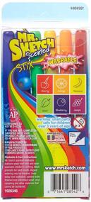 img 2 attached to Mr. Sketch Stix Washable Scented Markers, Fine-Tip, 6-Count, Assorted Colors (1924064)