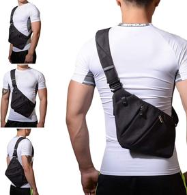 img 3 attached to Ultimate Lightweight Water-Resistant Sling Bag - YoungPower Crossbody Personal Pocket Chest Bag: Ideal for Travel and Daily Use!