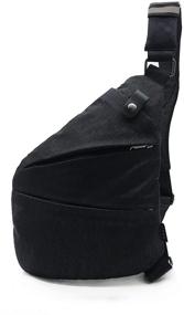 img 4 attached to Ultimate Lightweight Water-Resistant Sling Bag - YoungPower Crossbody Personal Pocket Chest Bag: Ideal for Travel and Daily Use!