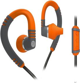 img 2 attached to 🎧 Yurbuds Explore Pro серо-оранжевые наушники за ухом с микрофоном на 3 кнопки