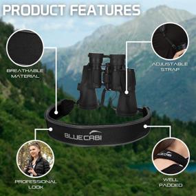 img 1 attached to 📸 BlueCabi Neoprene Neck Strap - Ideal Anti-Slip Camera and Binocular Accessory