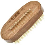 🌲 premium beech wood kent nb3 nail brush with back bristles logo