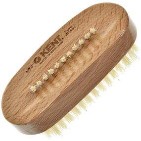 img 4 attached to 🌲 Premium Beech Wood Kent NB3 Nail Brush with Back Bristles