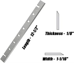 img 1 attached to Replacement Planer Blades Thickness Replace