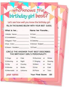 img 3 attached to 🎂 Кто знает день рождения девочки лучше всех? Игры для девочек на день рождения - 20 увлекательных игровых карточек.