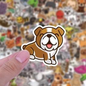 img 2 attached to 🐾 HUAYWX Cute Animal Stickers: 100pcs Vinyl Waterproof Stickers for Laptop, Bumper, Skateboard, Water Bottles, Computer, Phone - Ideal for Kids and Teens