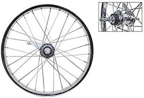 img 2 attached to 🔧 High-Quality Wheel Master 18x1.75 CB Rear Bicycle Wheel: Durable Steel, Bolt On, 28H, Silver