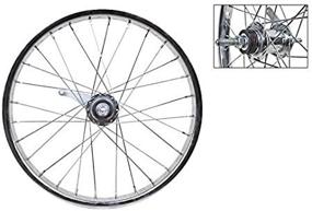 img 4 attached to 🔧 High-Quality Wheel Master 18x1.75 CB Rear Bicycle Wheel: Durable Steel, Bolt On, 28H, Silver