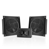 🌬️ ac infinity airplate t8 - ultra-quiet dual-fan system for home theater av cabinets with thermostat control логотип