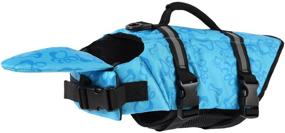 img 4 attached to 🐶 Buoyancy-Enabled Dog Life Jacket with Adjustable Belts and Rescue Grab