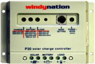 windynation p30 30a solar panel regulator charge controller: efficiently powering 12v and 24v systems up to 780w logo