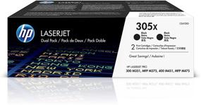 img 4 attached to 🖨️ HP 305X Toner Cartridges, CE410XD, Black - Compatible with HP LaserJet Pro Color M451 Series, M475 Series, M375nw - High Yield, Pack of 2