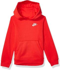 img 4 attached to Оставайтесь комфортными и стильными с толстовкой с капюшоном Nike Boys NSW Pull Over Hoodie Club.