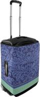 coverlugg small luggage cover flowers logo
