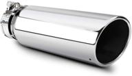 apeixoto universal polished stainless tailpipe logo