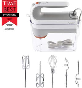 img 3 attached to 🔥 Oster HeatSoft Hand Mixer: Efficient Mixing in One Size, Gray