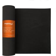 🔧 makitoyo professional tool box liner: non-slip, black foam eva & rubber mat - 16" x 6 ft for drawer liner logo