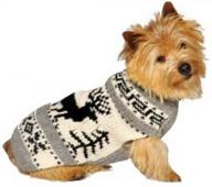 🎄 x-small chilly dog reindeer shawl sweater for dogs логотип