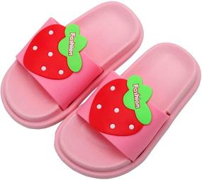 img 3 attached to 👦 Anrenity Toddler Slide Sandals - Summer Boys' Slip-On Shoes