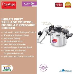 img 2 attached to Prestige Svachh Stainless Pressure Cooker